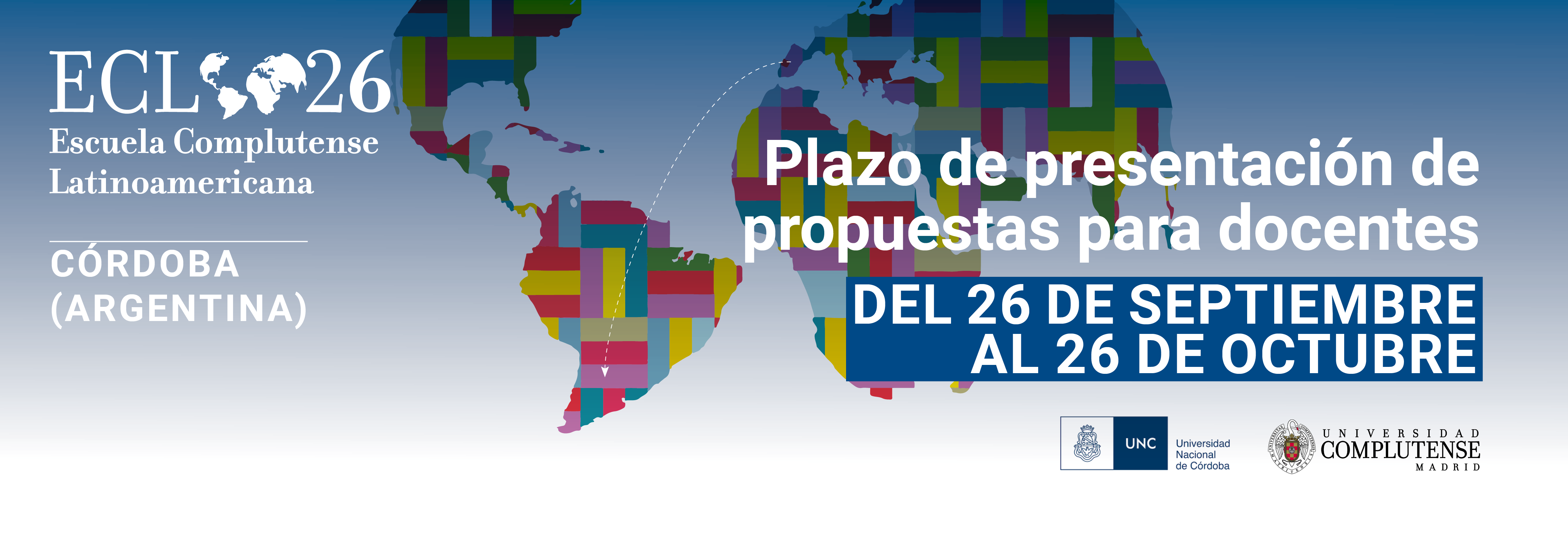 Abierto el plazo de presentación de propuestas para la ECL en Córdoba (Argentina)